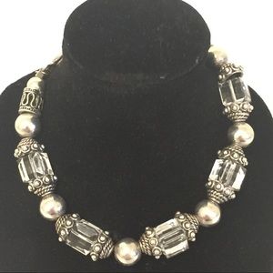 Silpada Swarovski Bead Sterling Silver Bracelet